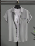 18315 1a-132 Camisa con diseño de parche 1 Pza