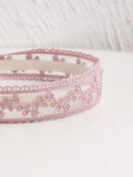 10082 1b-047 Diadema con bordado floral