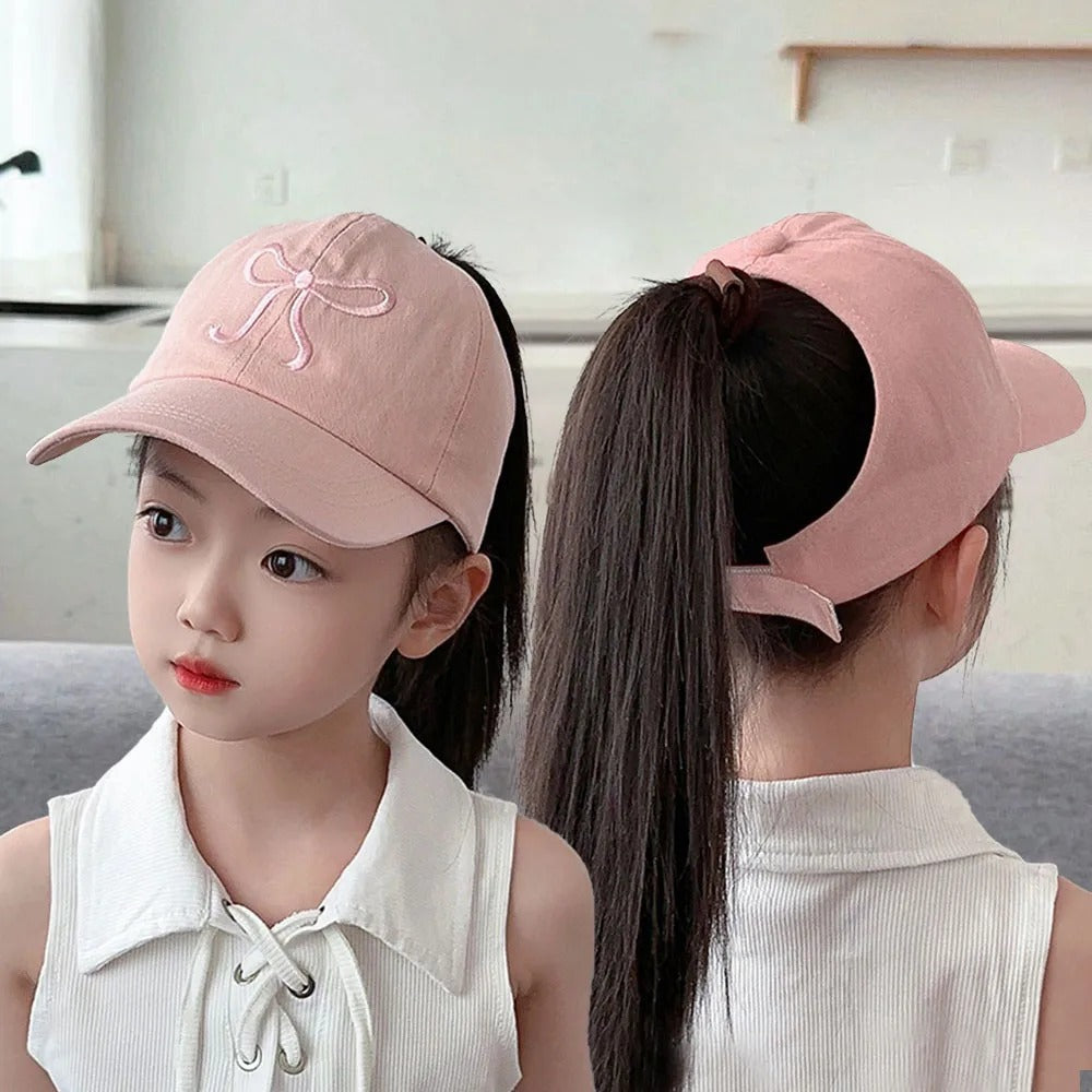 16280 1c-028 Gorras de béisbol con lazos para niños