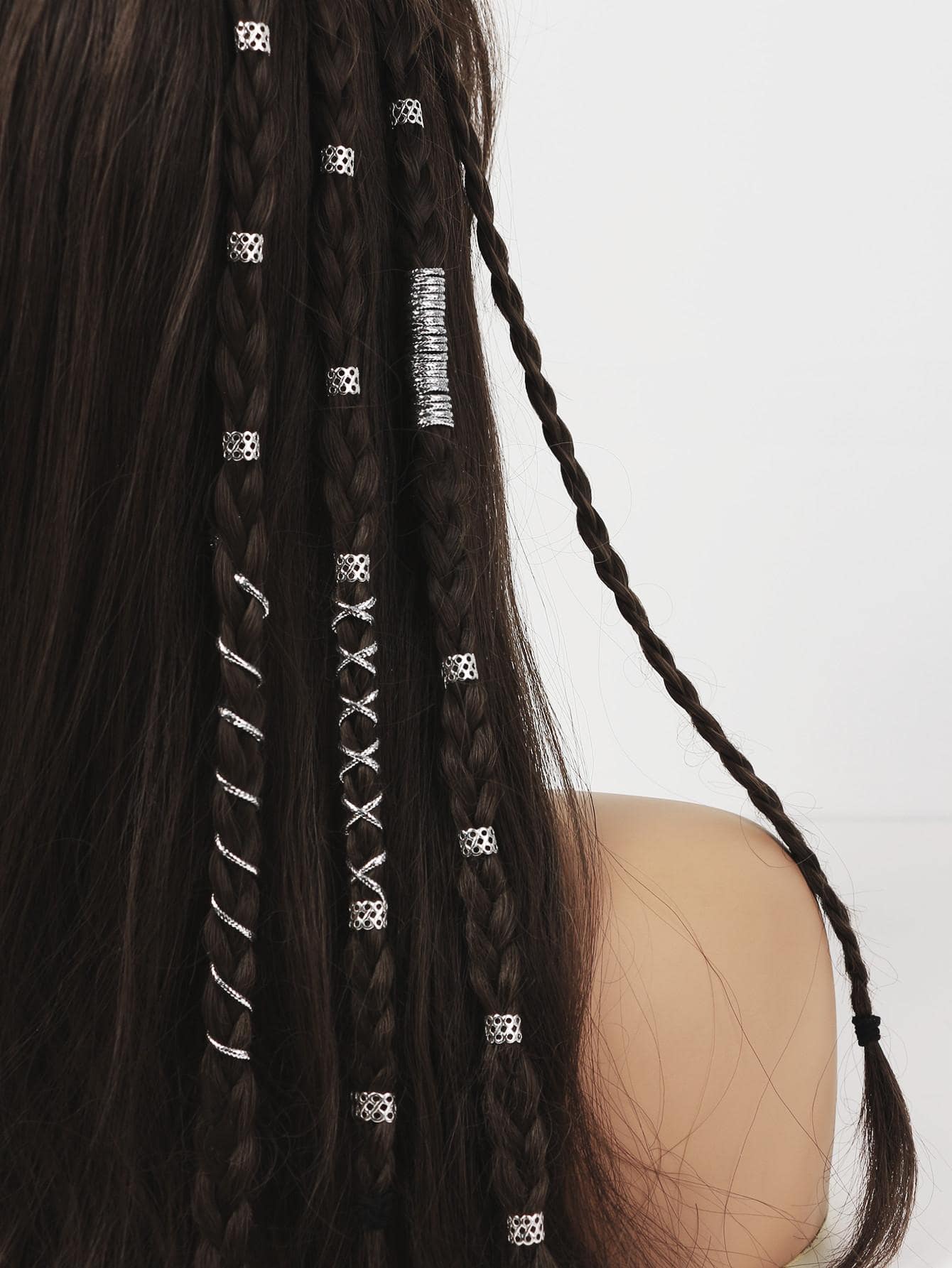 5738 1b-079 Set accesorios para cabello con abertura 21 Pzas