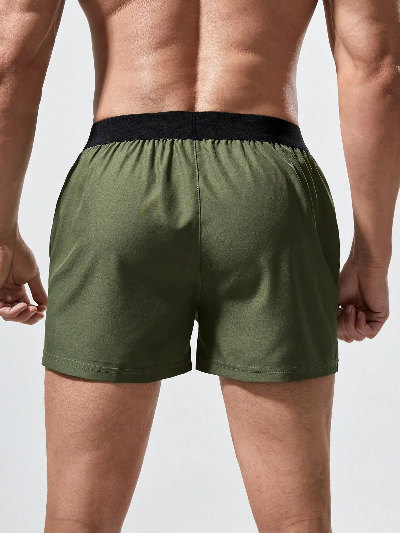 5242 1a-028 Shorts deportivos con estampado de letra