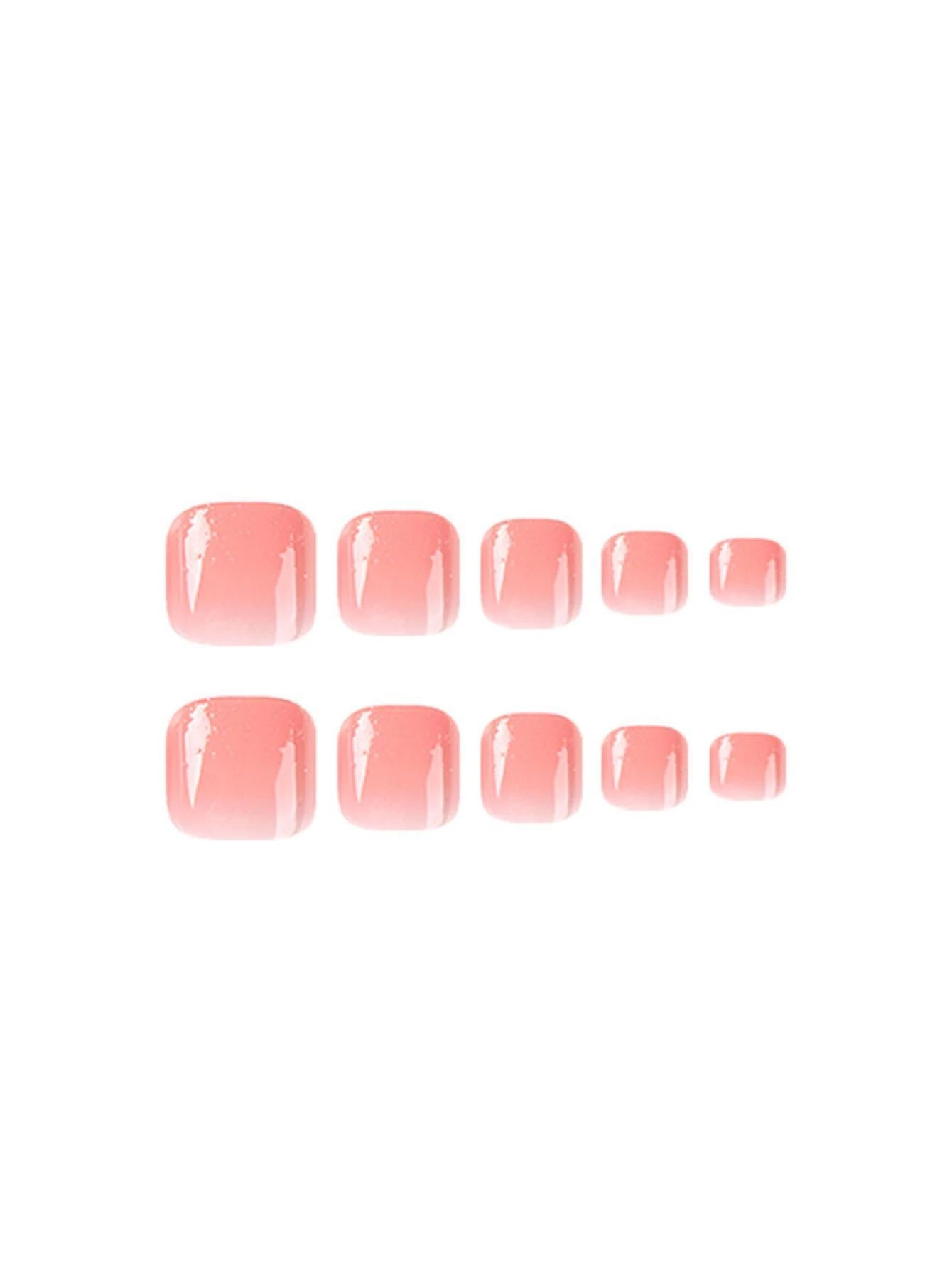 6079 1b-01-12 Kit de 24 piezas uñas postizas para pies