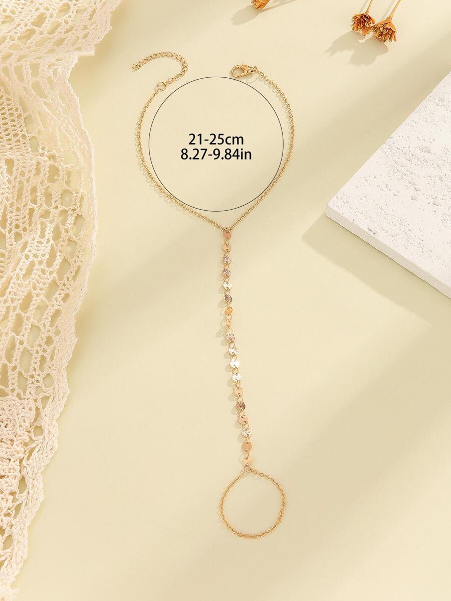 10266 1b-001 aro de dedo Pulsera tobillera