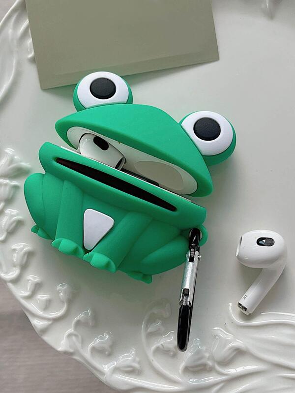 6789 2t-010 Funda compatible con Airpods con diseño rana