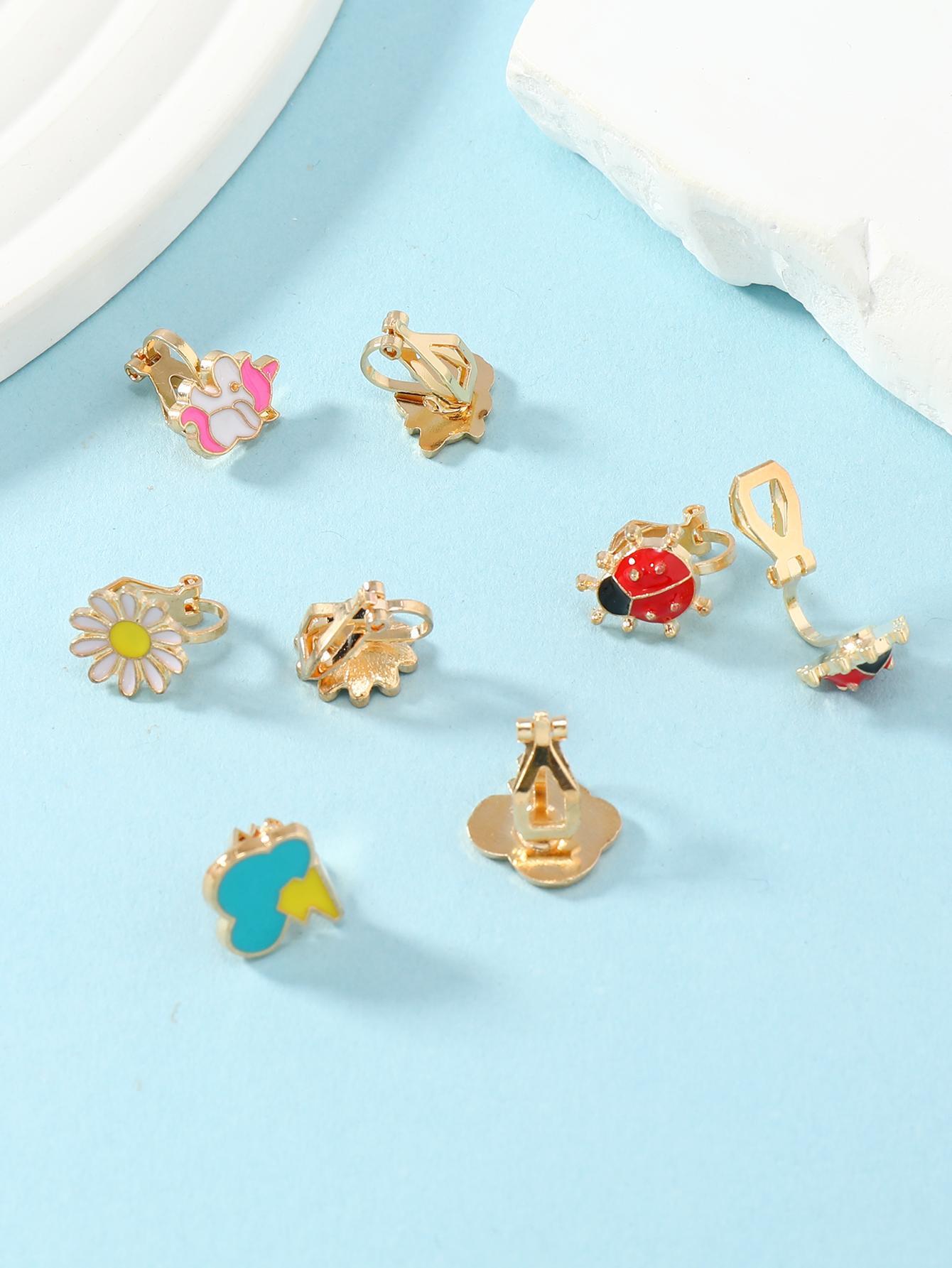 14340 1b-023 Pendientes 4 Pares