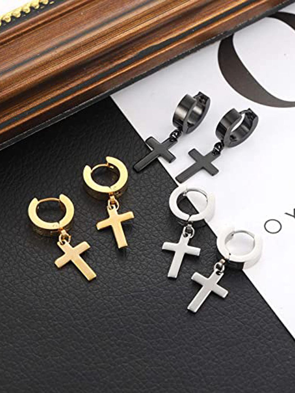 15379 1b-036 Pendientes punky 3 Pares