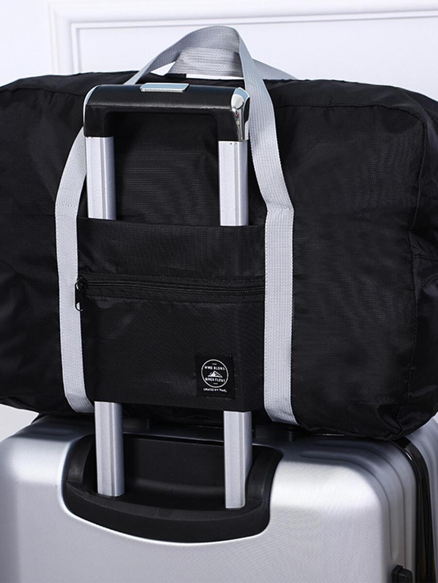 14683 1a-043 Bolso grande de viaje plegable de nylon