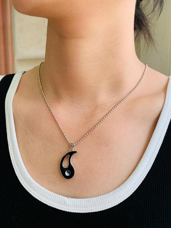 7363 1b-074 Set 4 piezas con abertura de Tai Chi y yin yang amantes