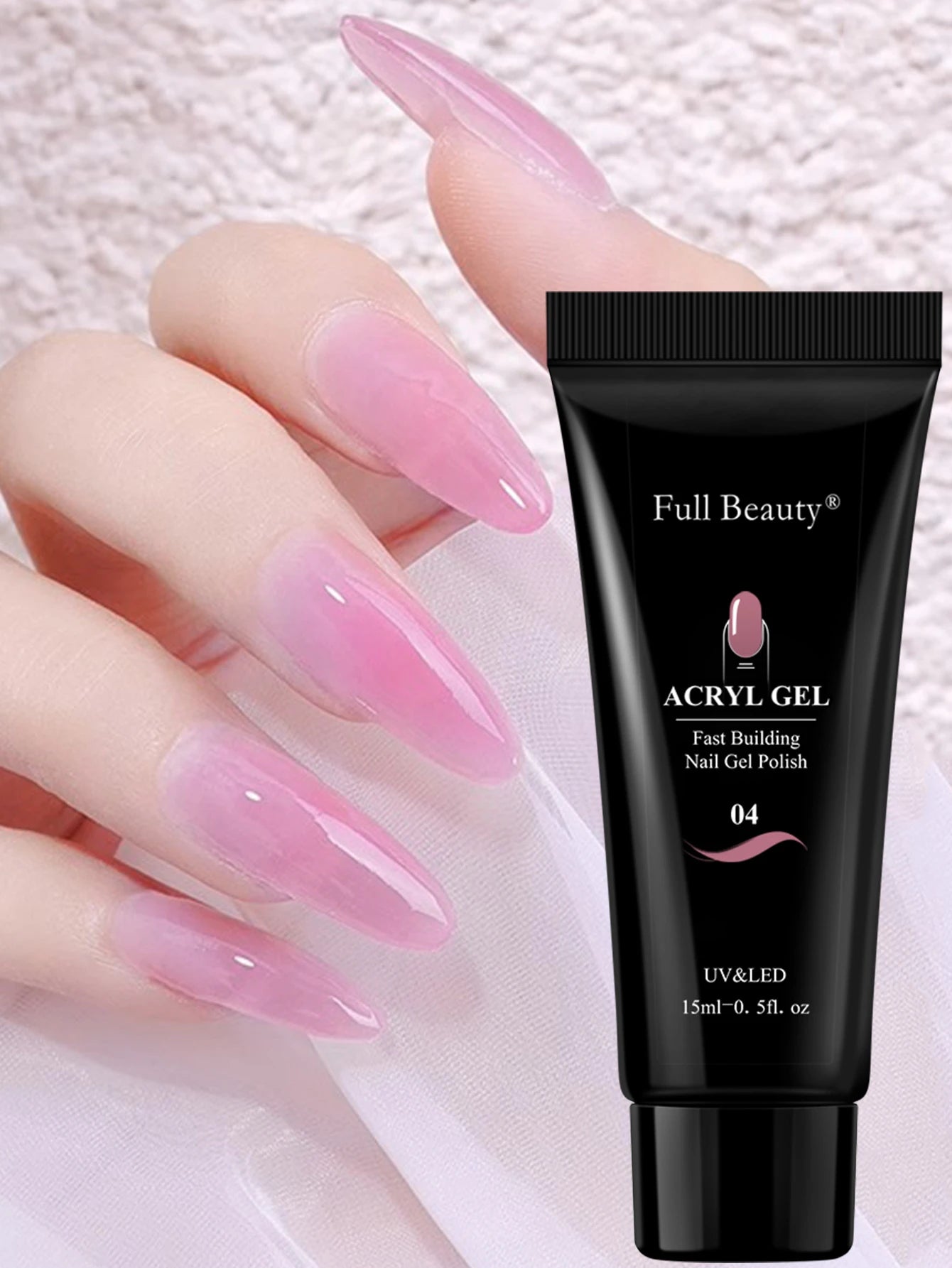 16740 1b-008 Gel Con Pasta Para Extensiones De Uñas 1 Pza