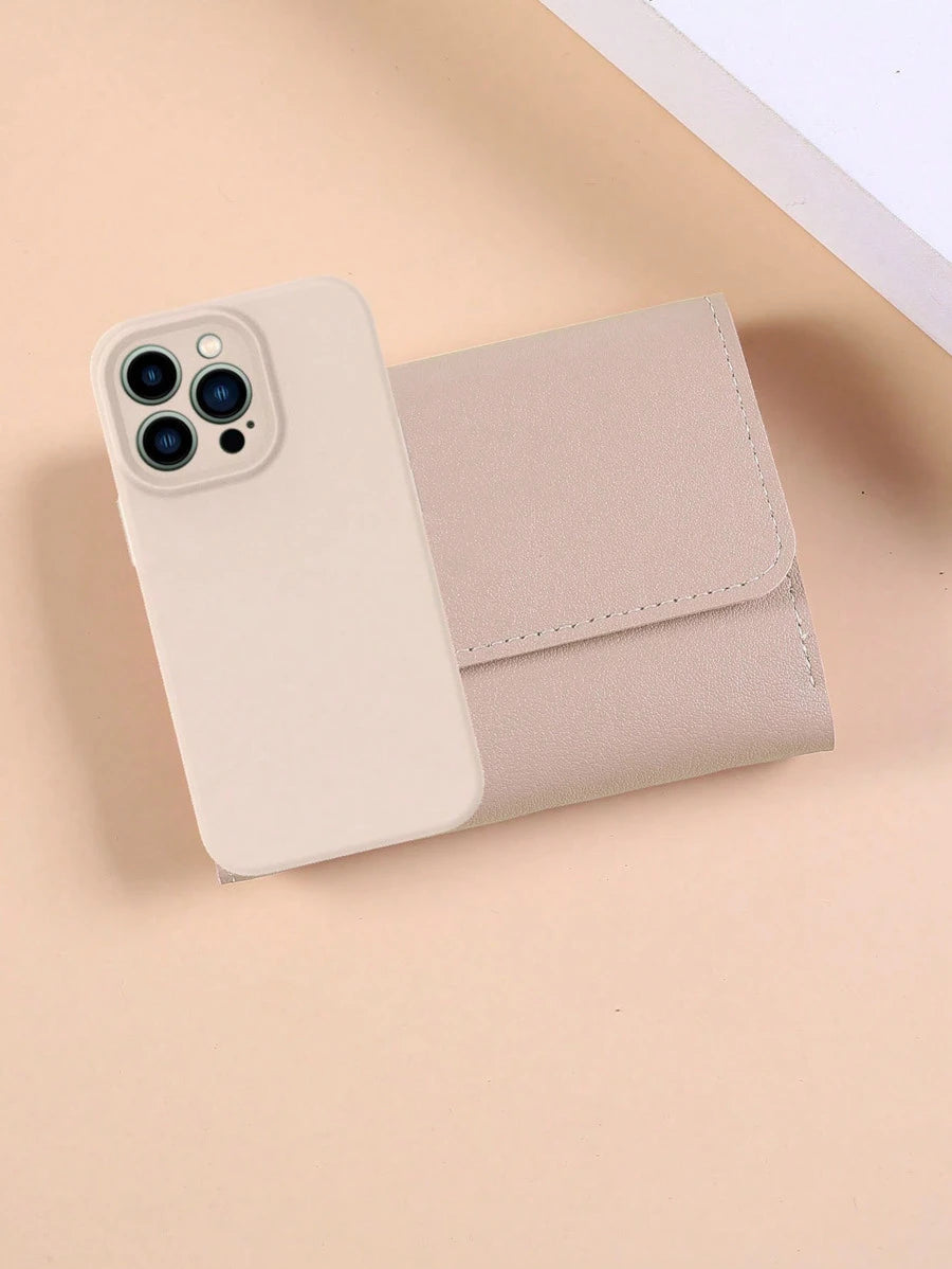 9679 1t-002 Billetera Pequeña Minimalista De Tres Pliegues