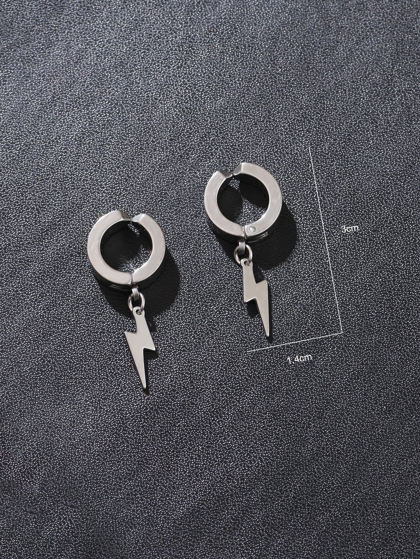 15095 1b-05-01 Arete diseño rayo colgante 1 Pza