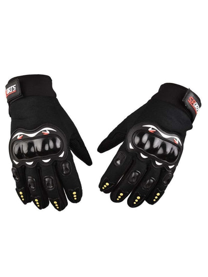 5761 a01-08 Par Guantes de ciclismo pleno con concha dura protección