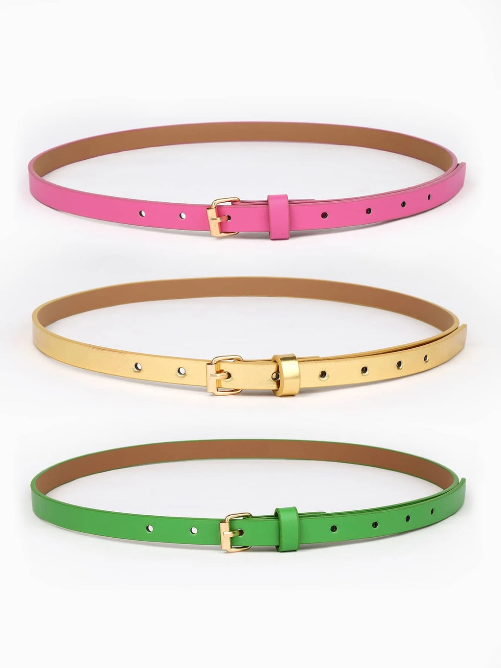 10203 1a-002 Cinturón con hebilla cuadrada