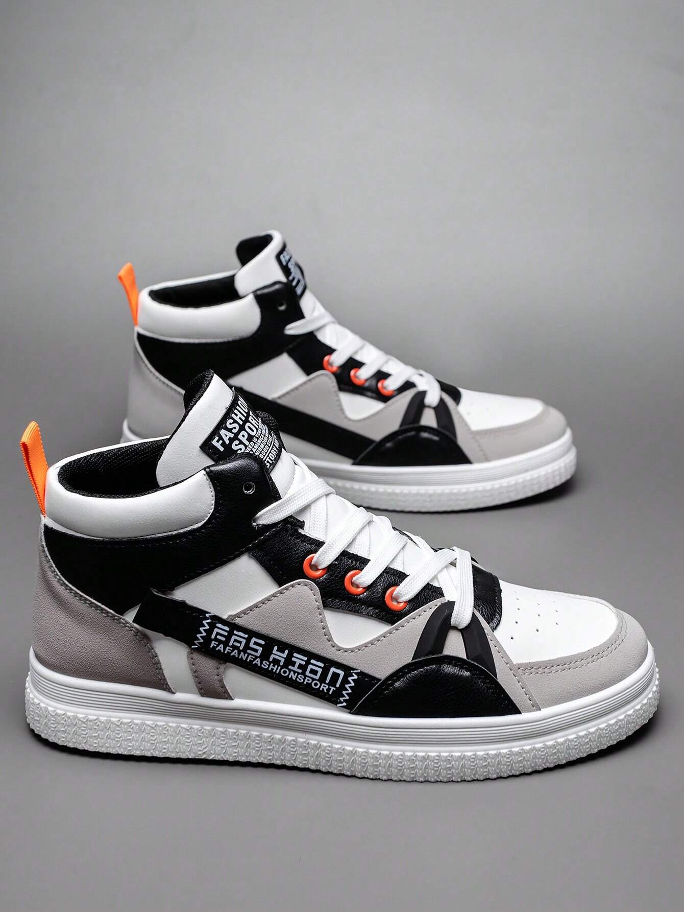 8724 1t-010 Zapatillas De Agua Negras Y Blancas Para Hombres