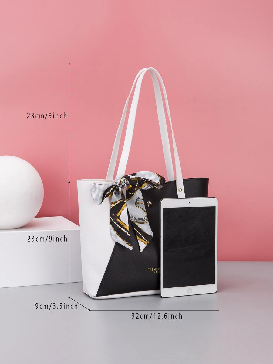14938 1t-002 Bolso de tela/mano/hombro con estampado