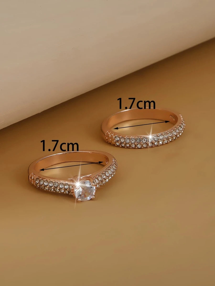 10766 1b-070 Anillo de bodas 2 Pzas