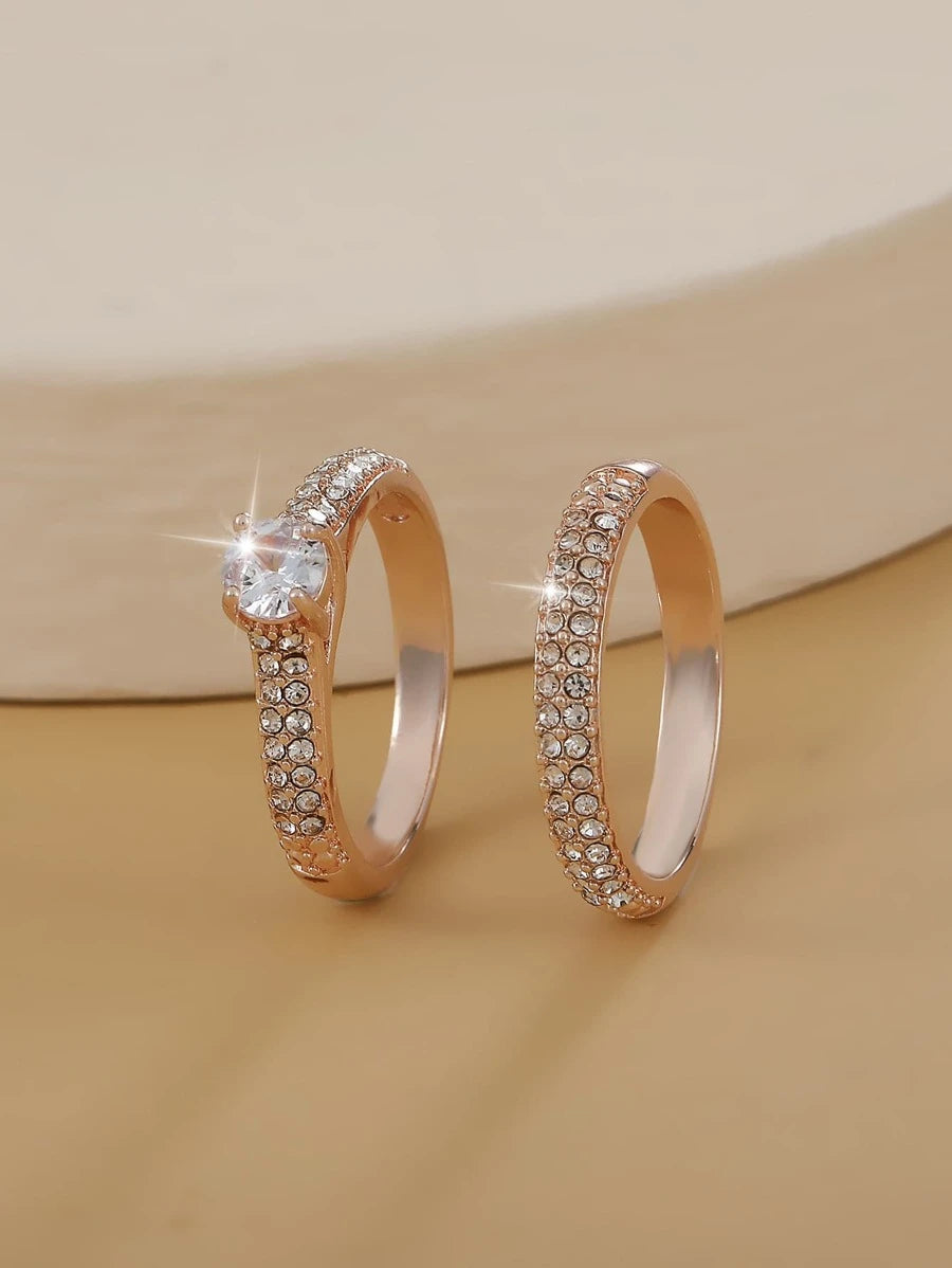 10766 1b-070 Anillo de bodas 2 Pzas