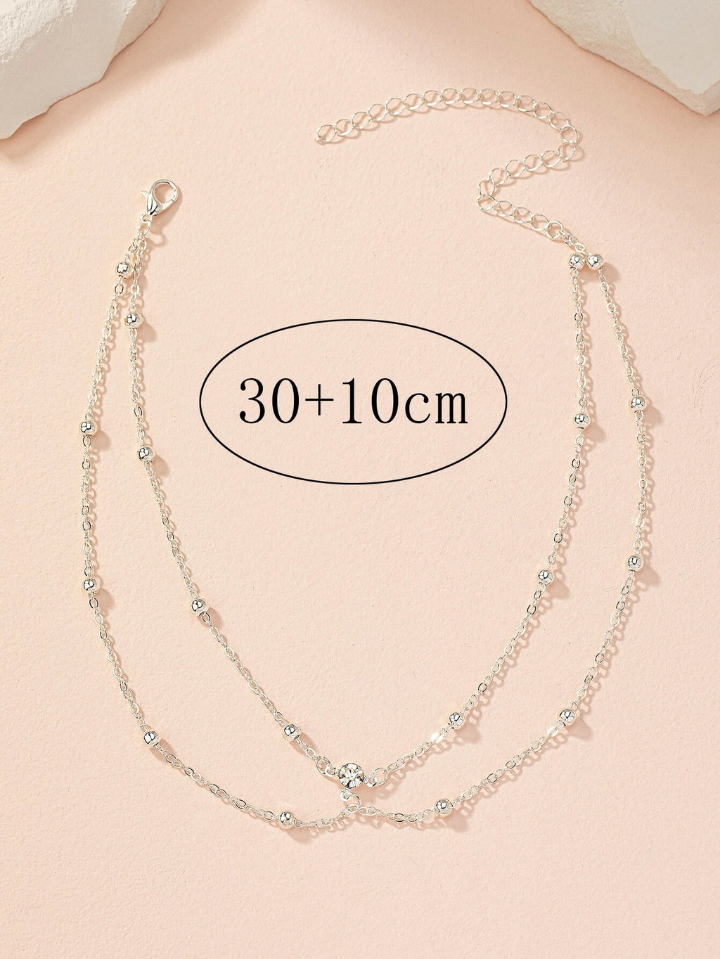 6361 1b-032 Cadena de muslo con diseño de cuenta