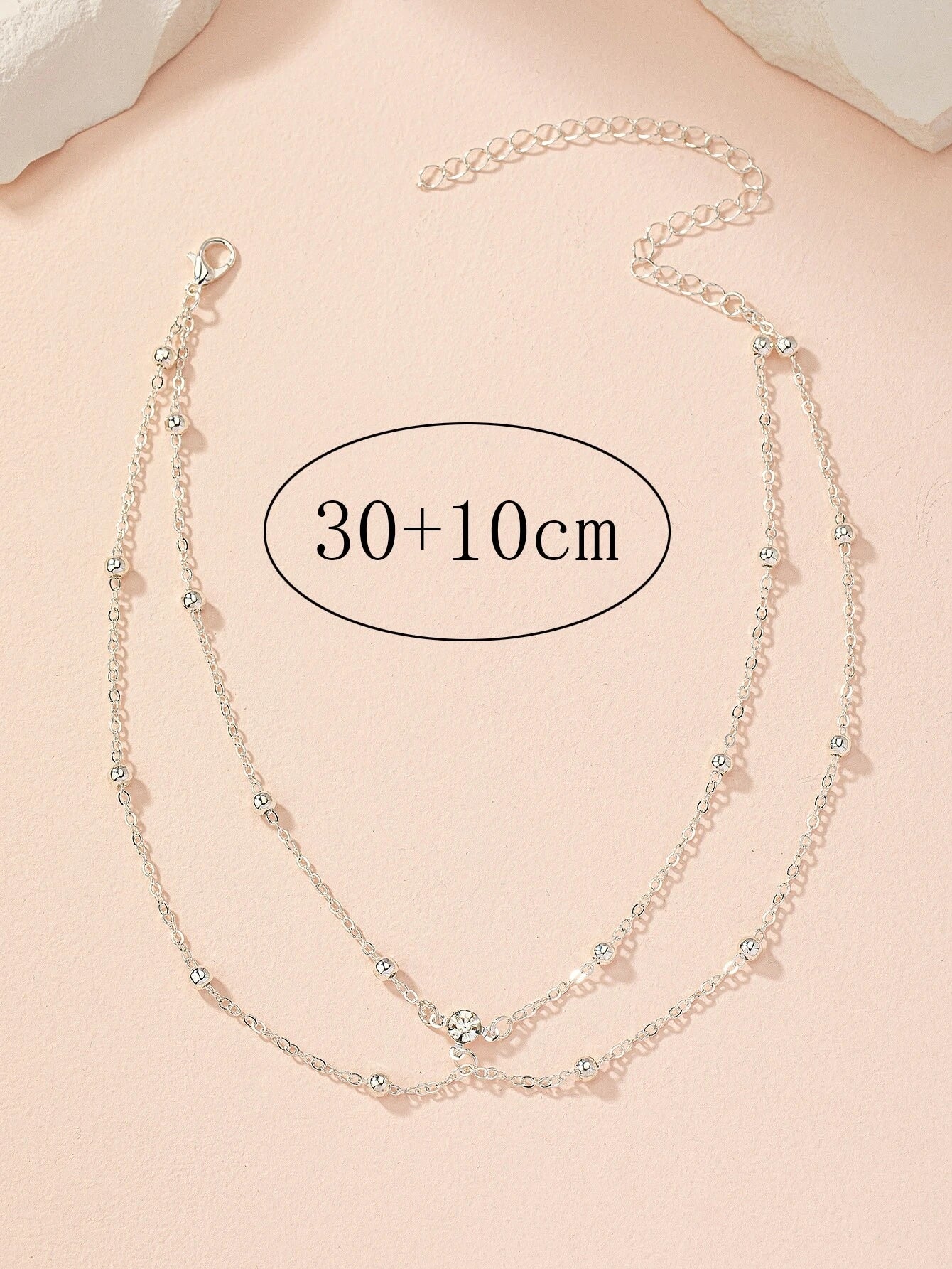 6361 1b-032 Cadena de muslo con diseño de cuenta