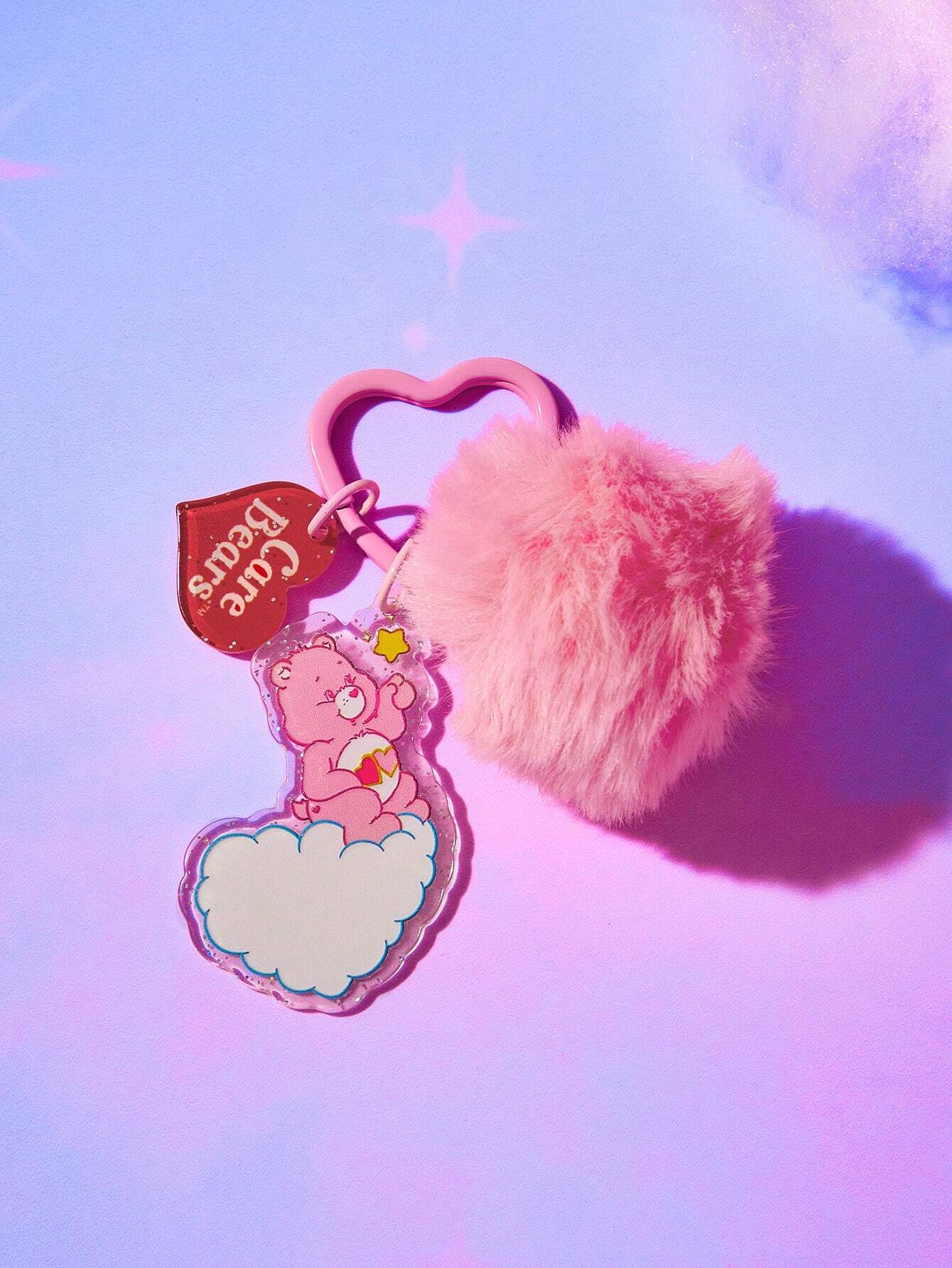 7269 b01-15 Una pieza accesorio Llavero con pompón