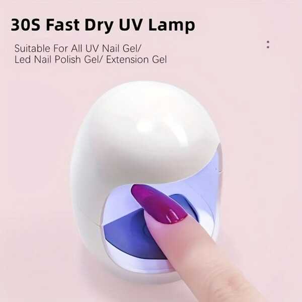 7092 b01-20 Mini lámpara de uñas en forma de Q