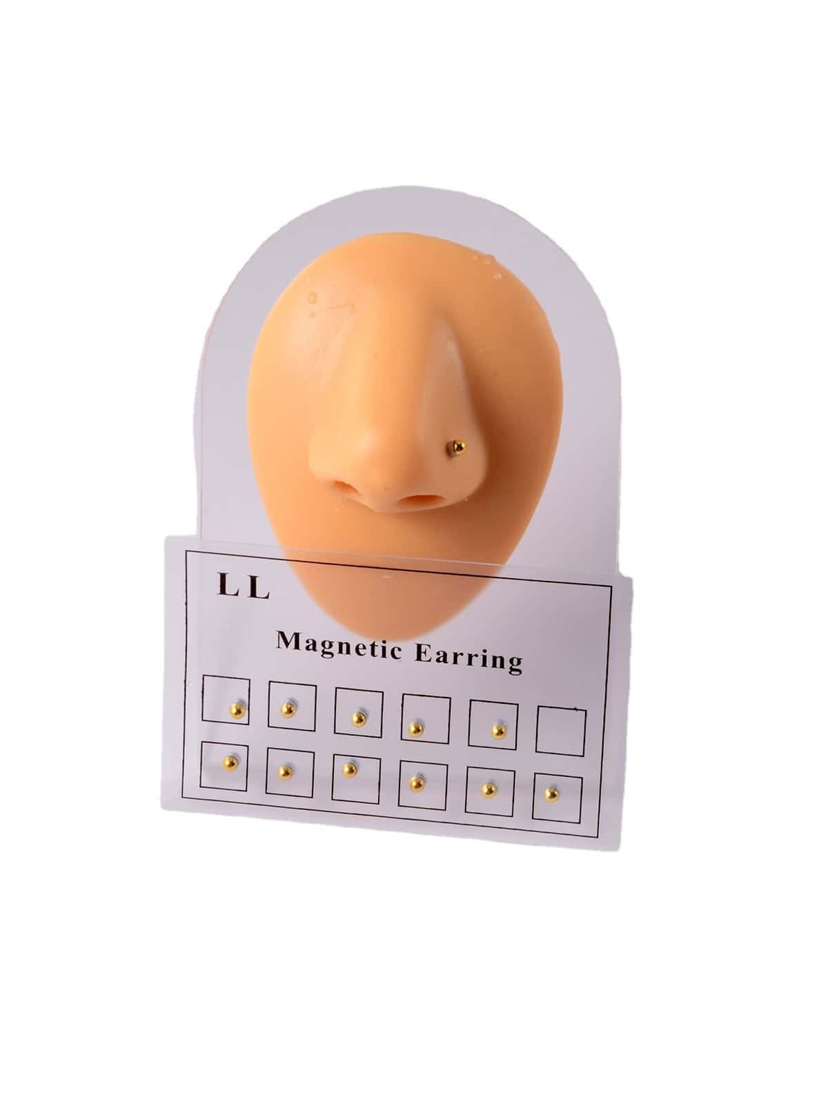 5098 1b-077 Set 12 piezas piercing magnético unicolor