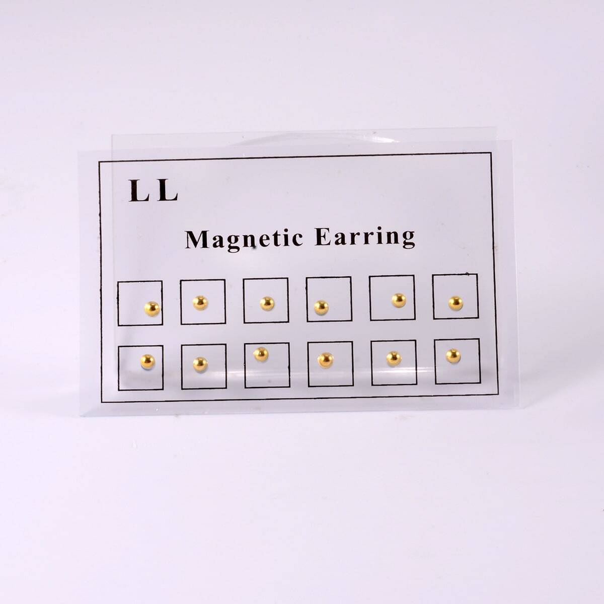 5098 1b-077 Set 12 piezas piercing magnético unicolor