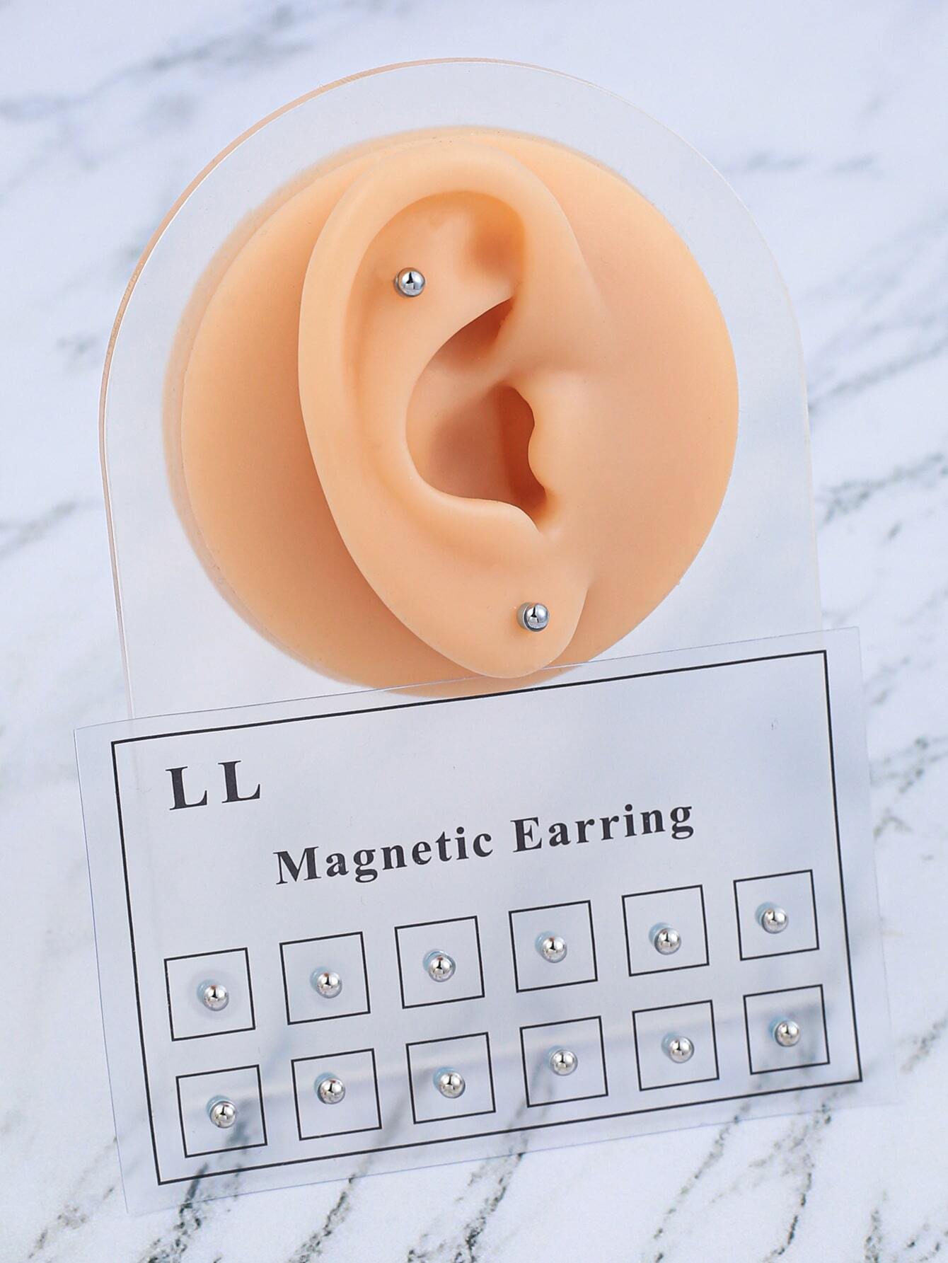 5097 1b-058 Set 12 piezas piercing magnético unicolor