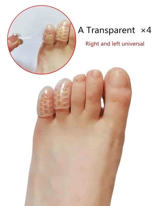 7302 b01-17 Cuatro piezas De punteras de Gel de silicona para usos especiales antidesgaste