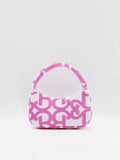 10232 1t-002 Bolso tote de color combinado con estampado de letra de moda