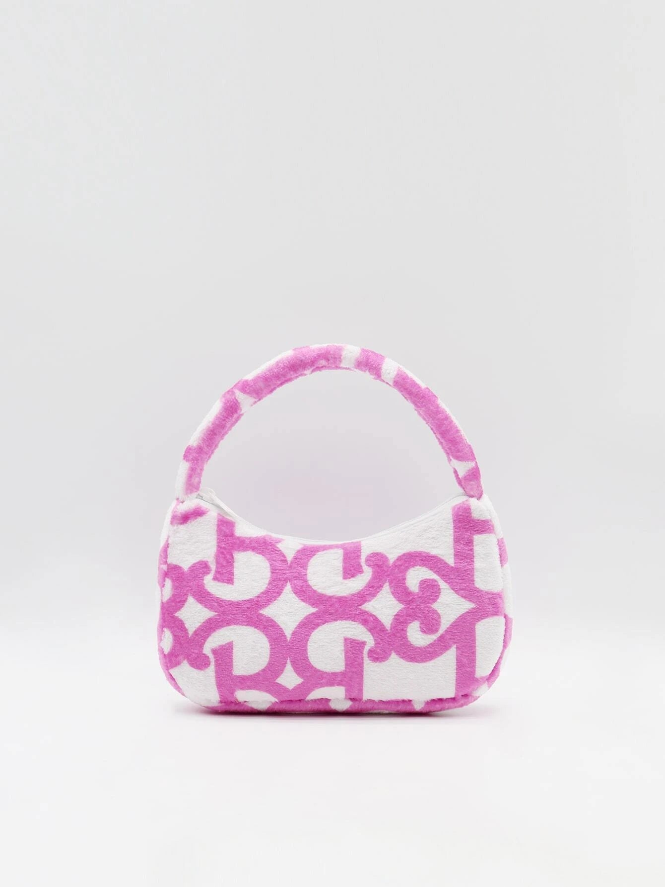 10232 1t-002 Bolso tote de color combinado con estampado de letra de moda