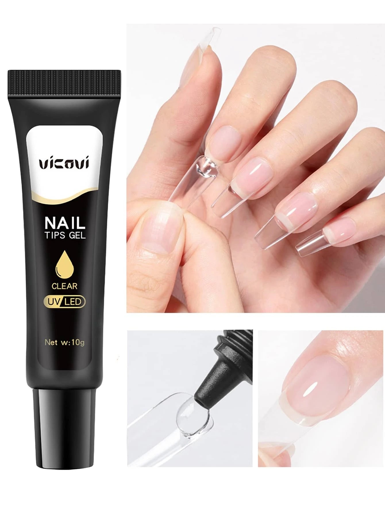 7134 1b-052 Tubo 10g Gel para extensión de uñas 1 pieza