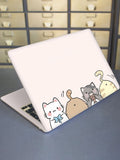 15480 2b-02-01 Skin portátil con estampado de gato 2 Pzas