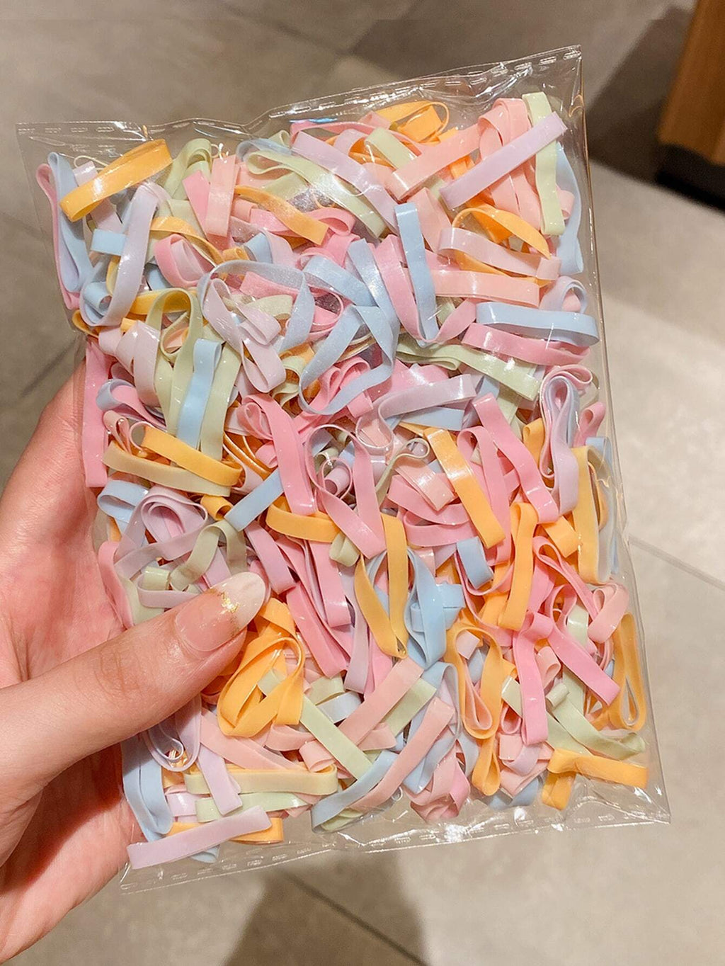 8292 1b-020 Ofertas Set 500 Pzas Goma para cabello