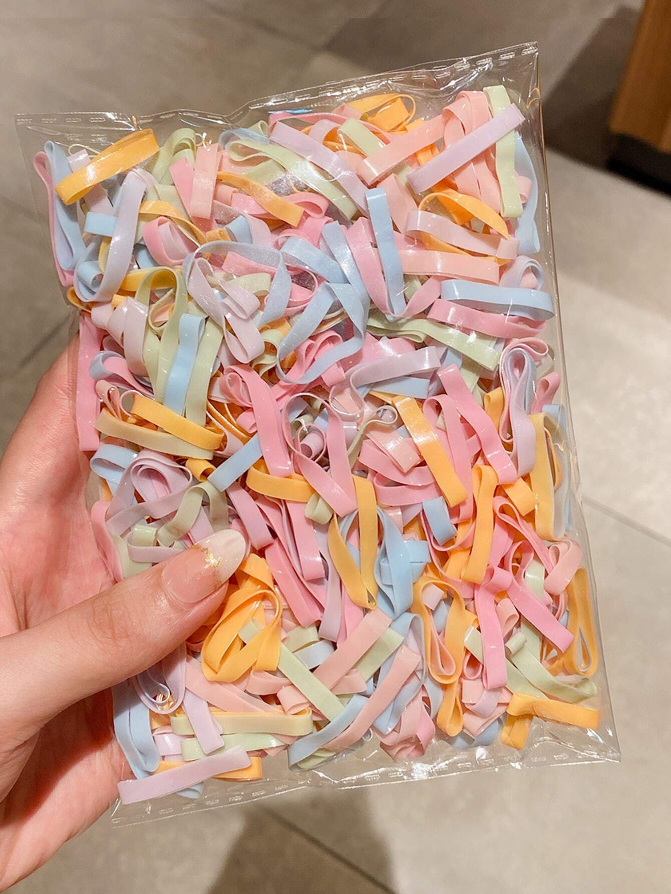 8292 1b-020 Ofertas Set 500 Pzas Goma para cabello