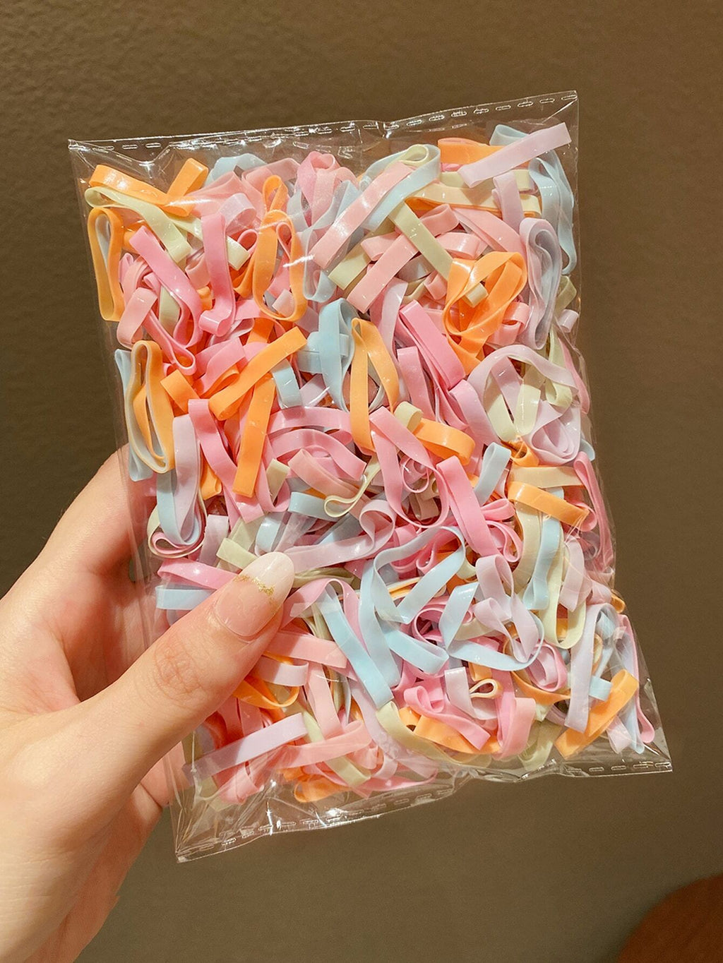 8292 1b-020 Ofertas Set 500 Pzas Goma para cabello