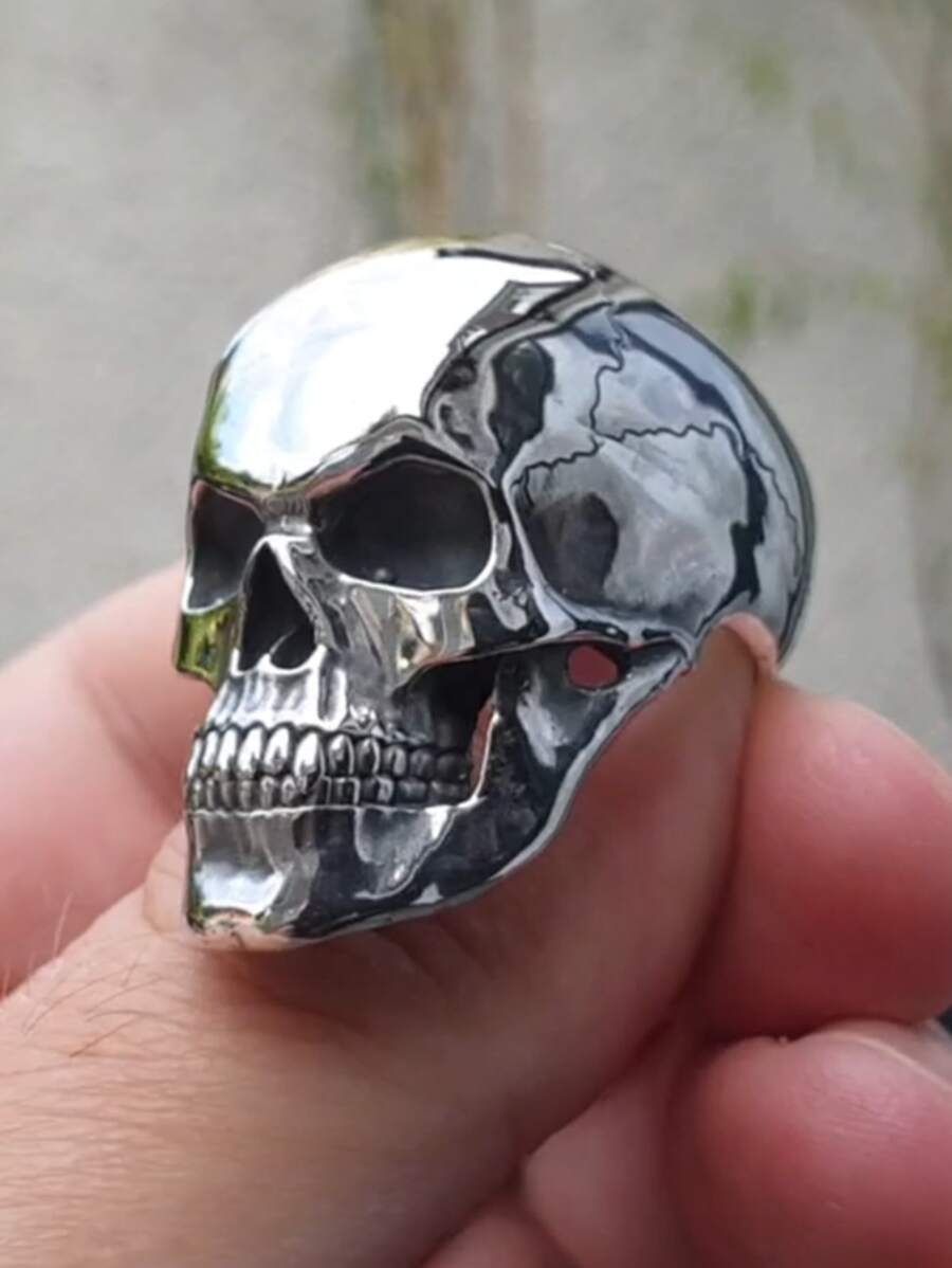 11476 1b-030 1 pieza Hip hop de hombres motocicleta jinete Anillo