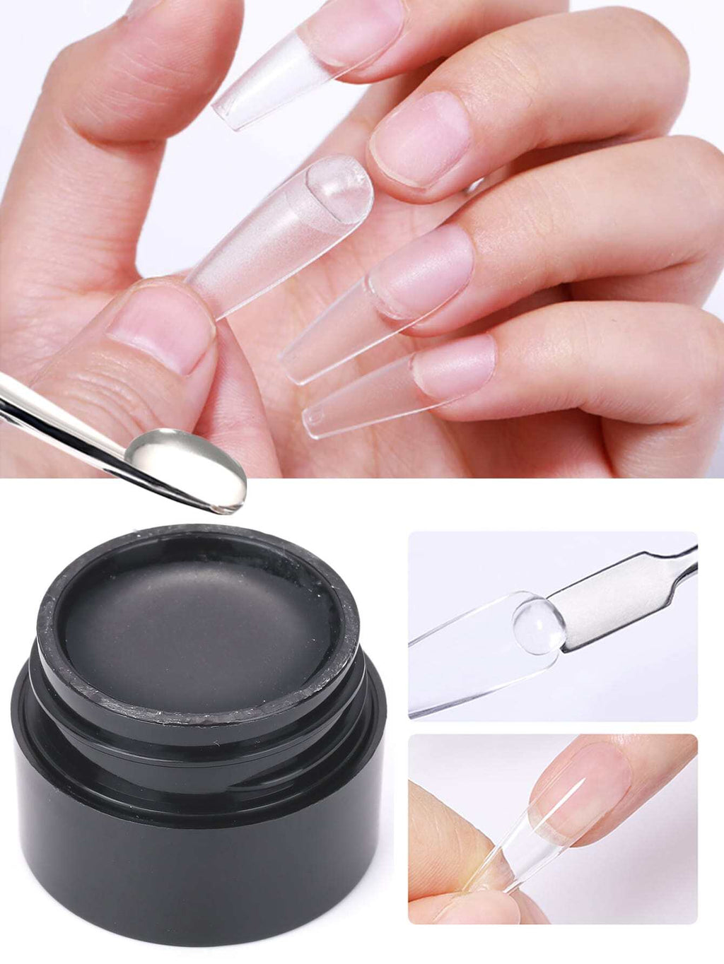 13035 1b-04-17 Gel Sólido Para Puntas De Uñas De 10g