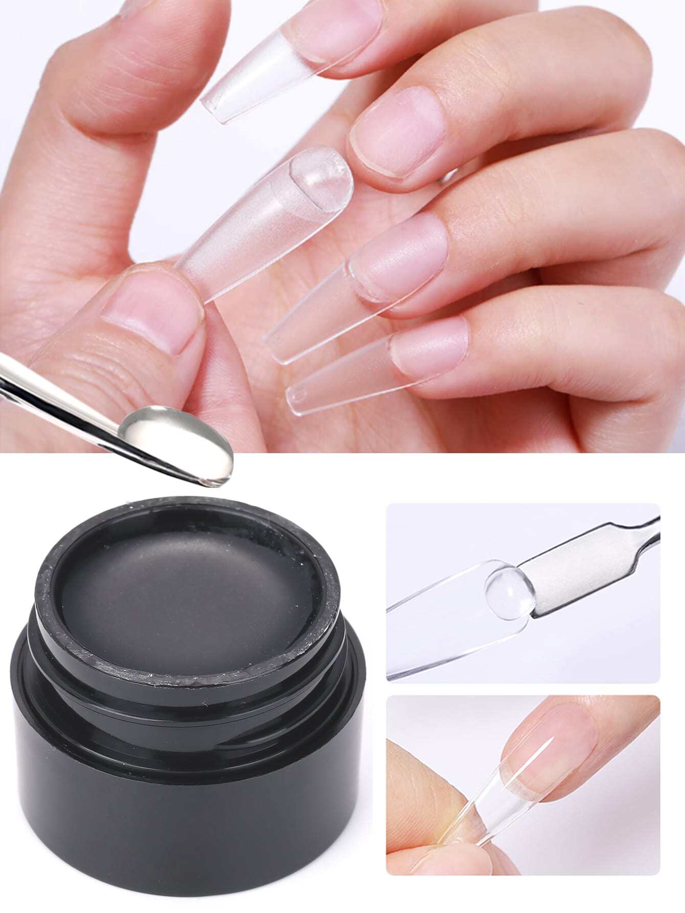 13035 1b-04-17 Gel Sólido Para Puntas De Uñas De 10g