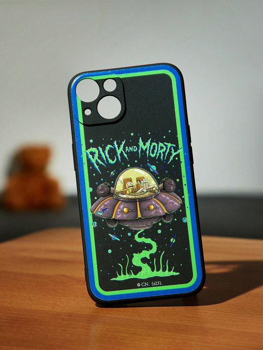 10167 1b-052 Funda para iPhone con diseño de Rick y Morty