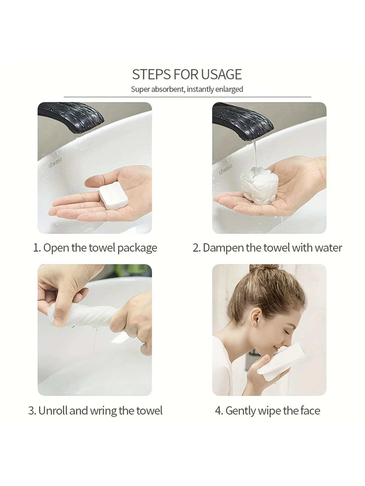 12473 1b-063 Toallitas Comprimida 20 Pzas