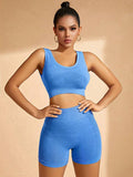 9857 1t-007 Conjunto deportivo sin costuras de gran elasticidad
