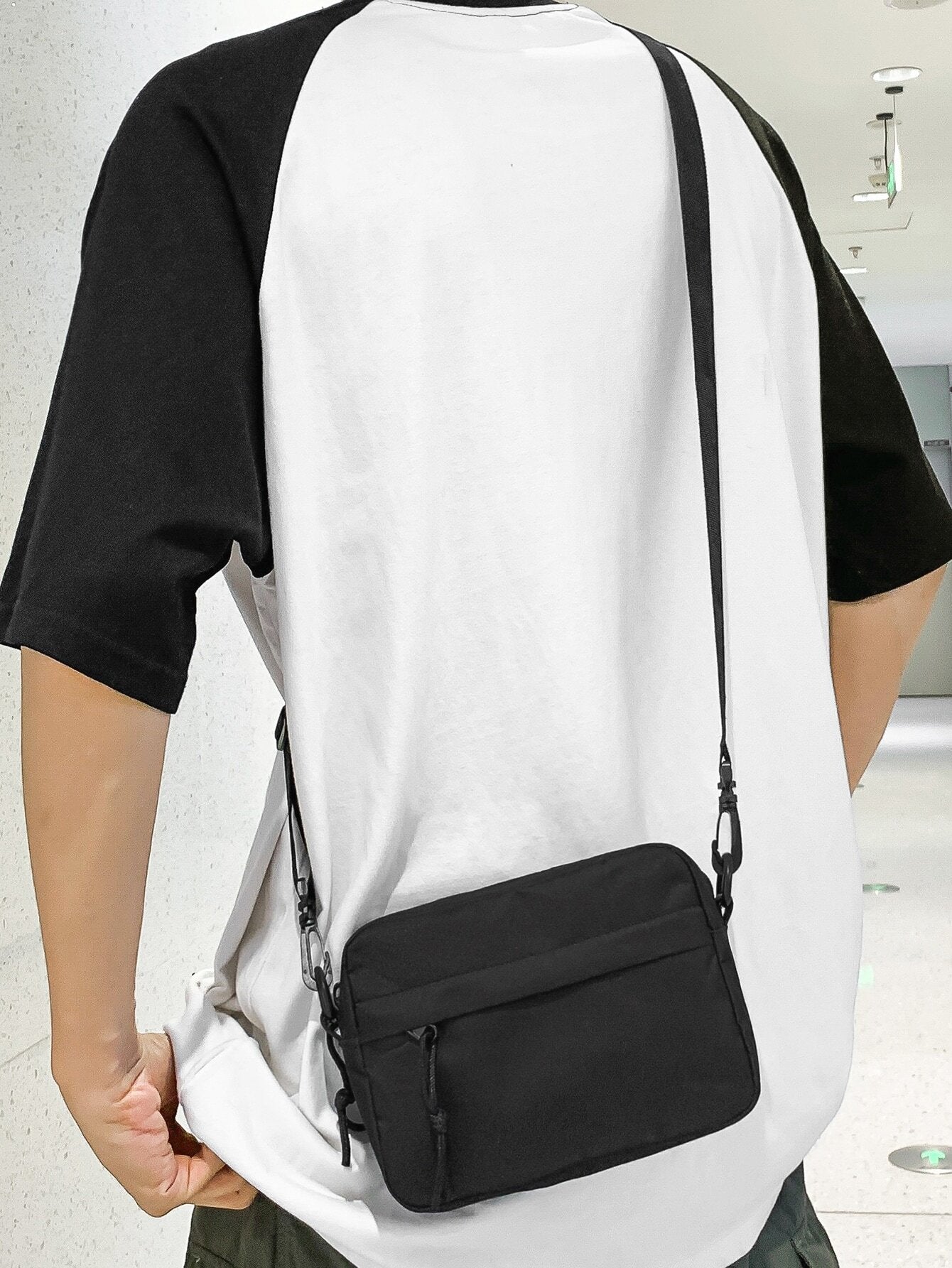 7601 a03-05 Bolso De Hombro Pequeño De Color Sólido Elegante Y Simple