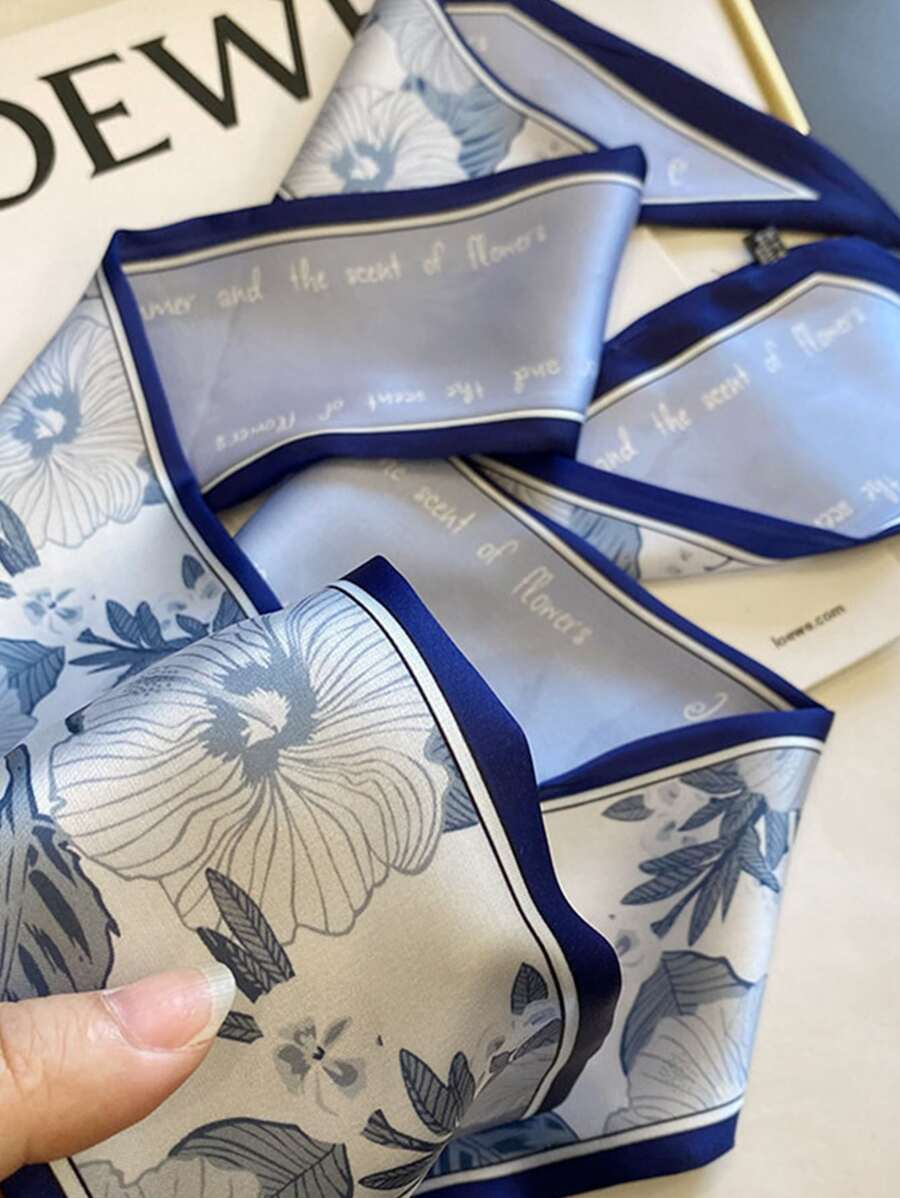 10090 1b-020 pieza cinta para cabello con patrón De Seda Con Estampado