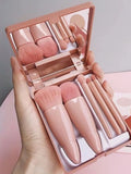 8565 1b-015 Set de brochas de maquillaje con espejo