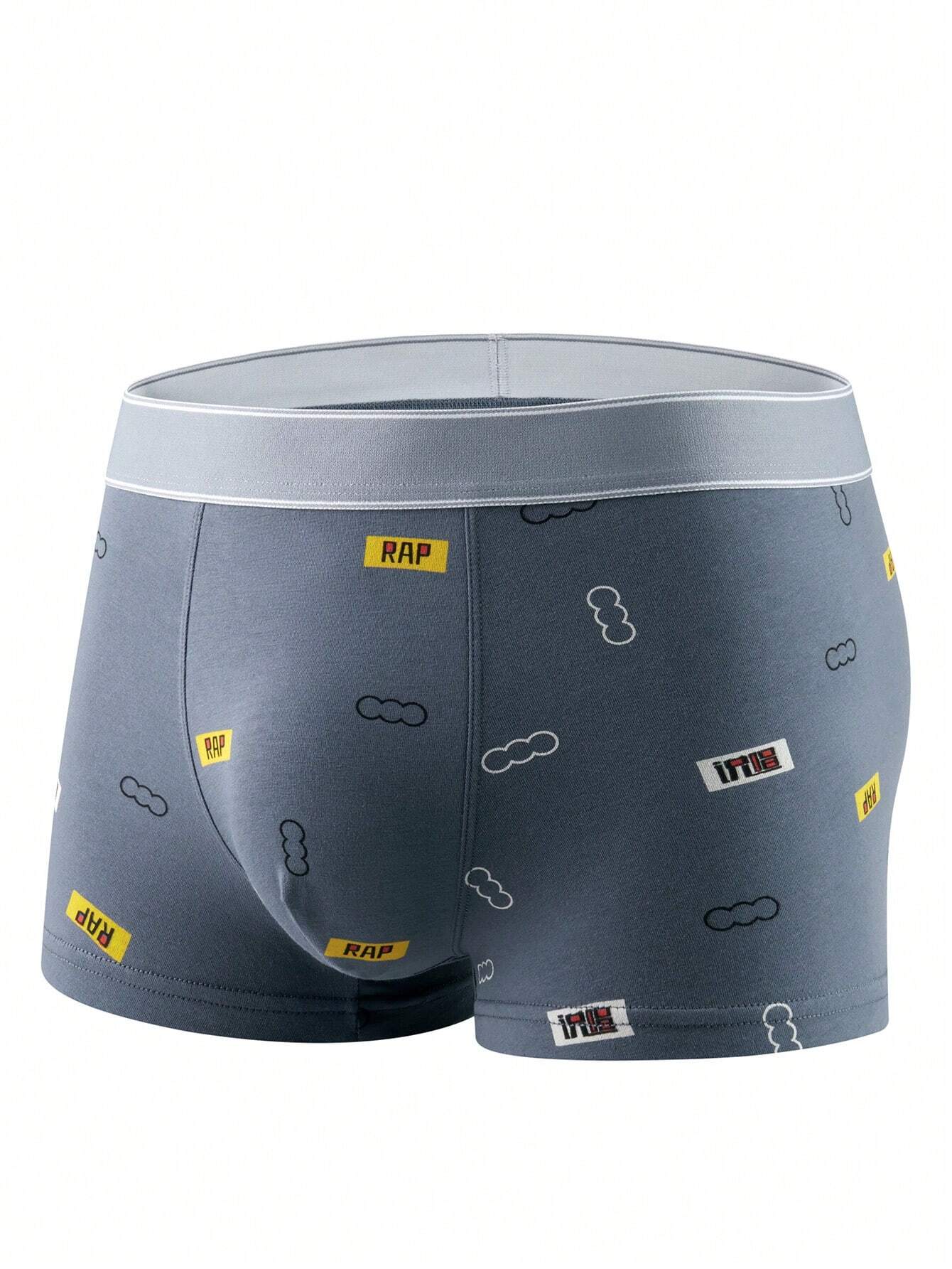 4002 1a-03-05 Calzoncillos boxer con estampado de letra