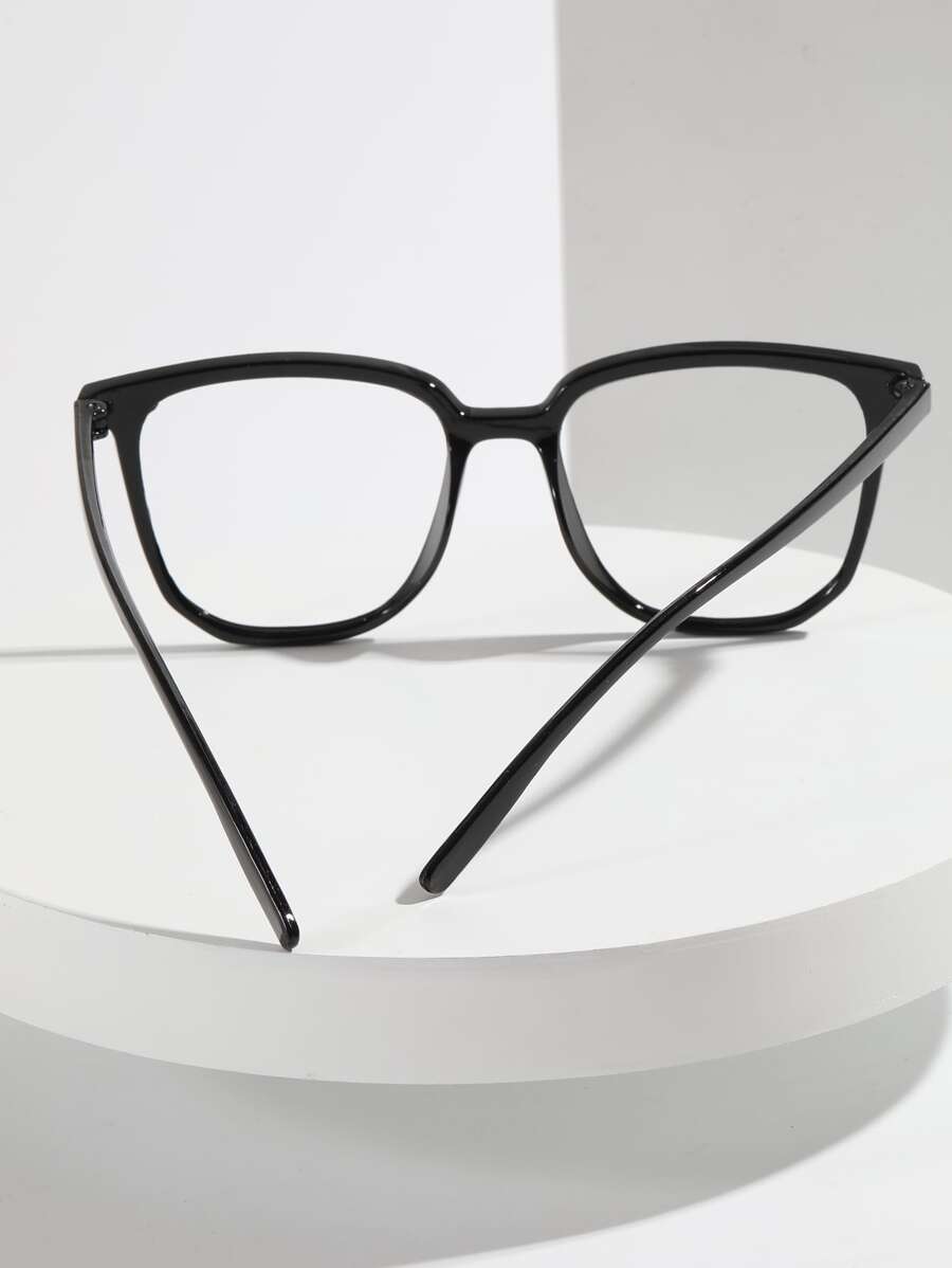 9027 1b-01-28 1t-004 Una pieza de mujeres lindo kawaii cuadrado lente Marco sin Lentes