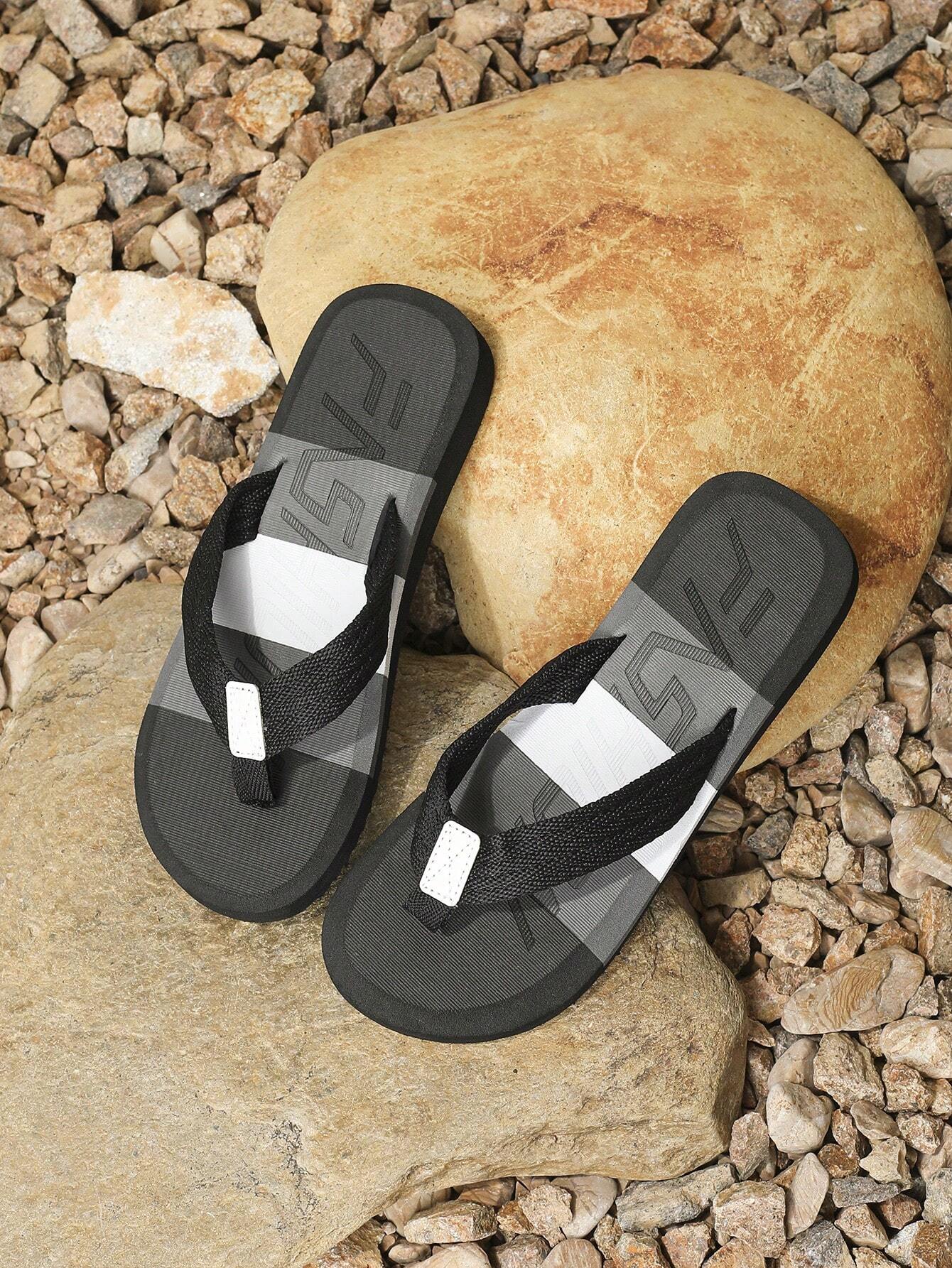 5763 1c-02-02 Chanclas de hombres de moda playa de verano