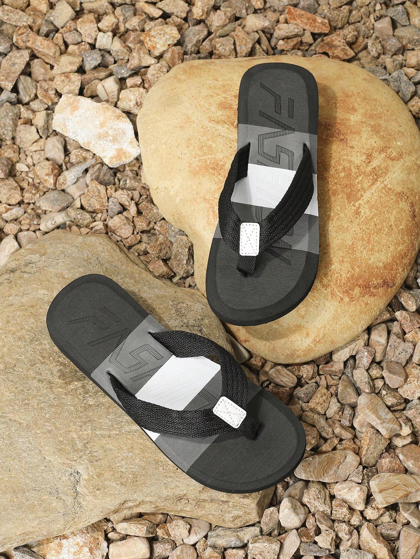 5763 1c-02-02 Chanclas de hombres de moda playa de verano