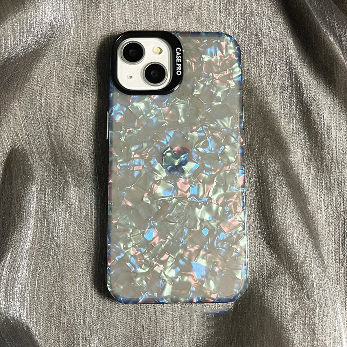 10183 b01-30 Funda para iPhone con patrón de concha